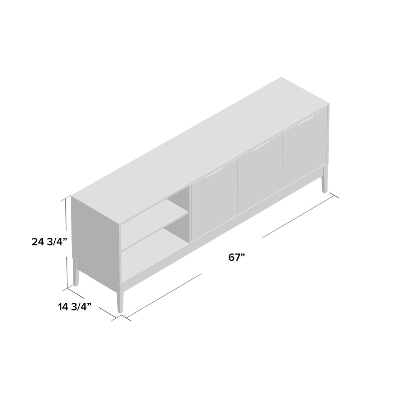 Kulas TV Stand for TVs up to 60" & Reviews AllModern